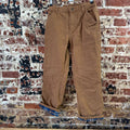 Carhartt Flannel Lined Brown Pants Boys 14