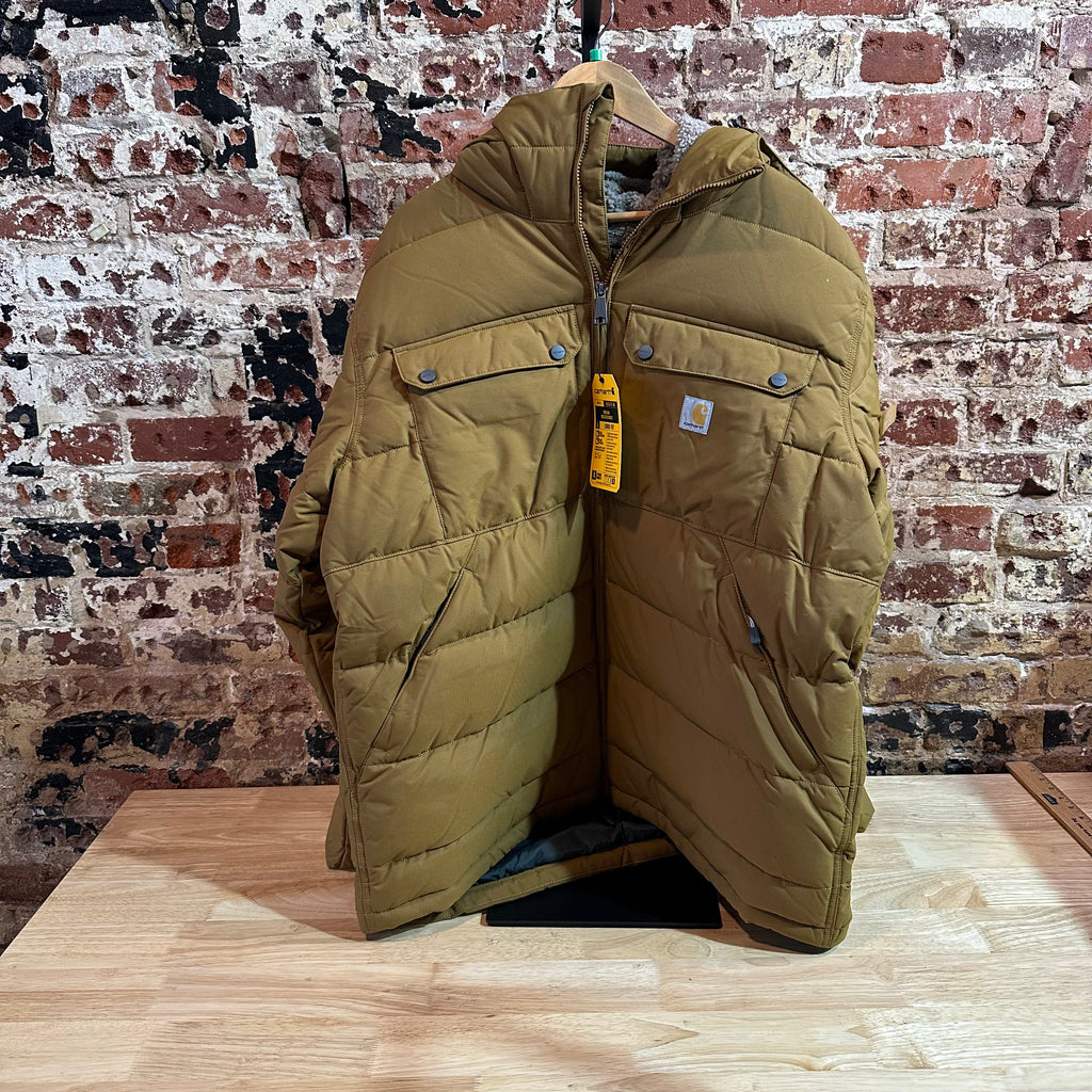 Carhartt Montana Jacket Mens XL Tall XLT Rain Defender Oak brown NEW
