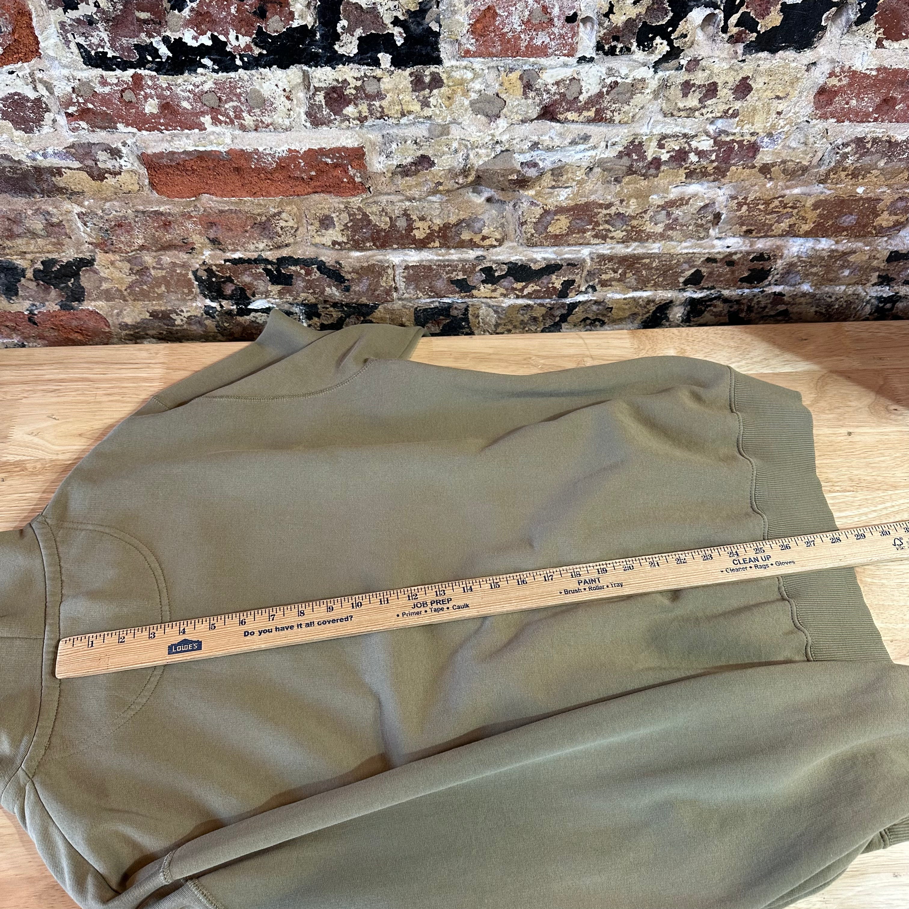 Carhartt Men's Large Green Zip Up Hoodie