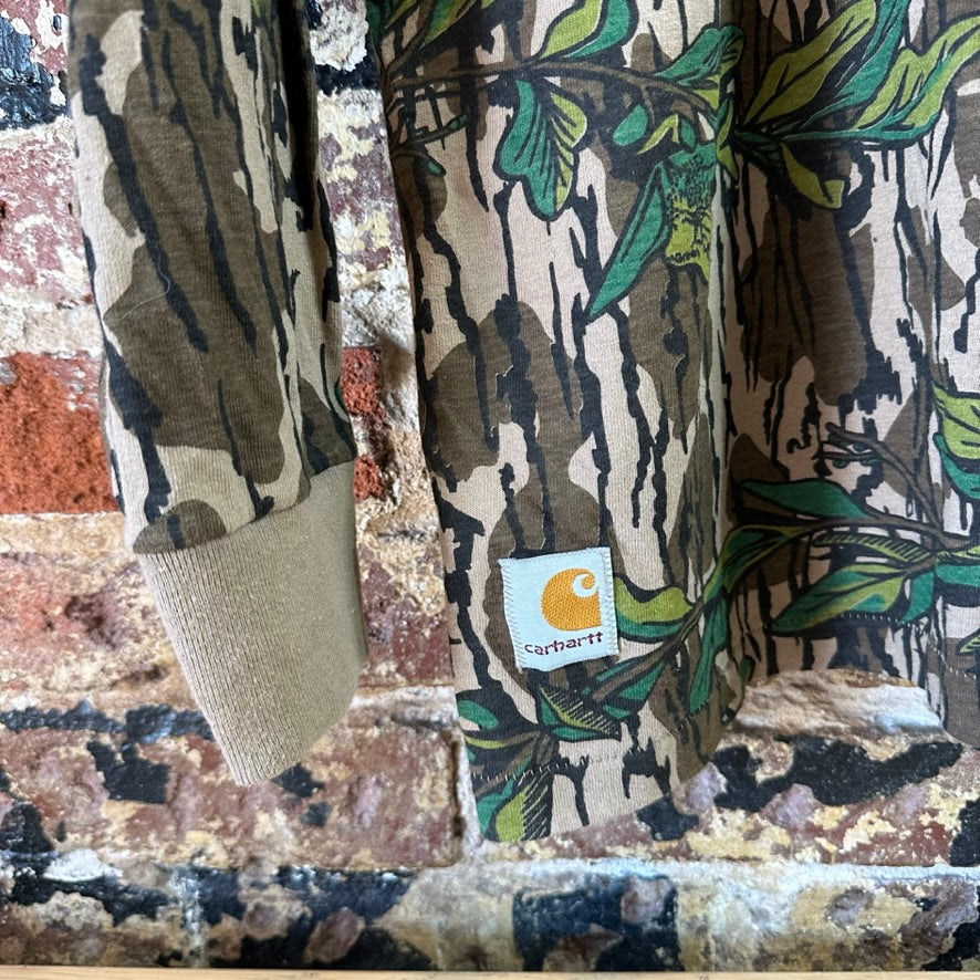 VTG Carhartt Mossy Oak Camo Men's XL L/S T-Shirt