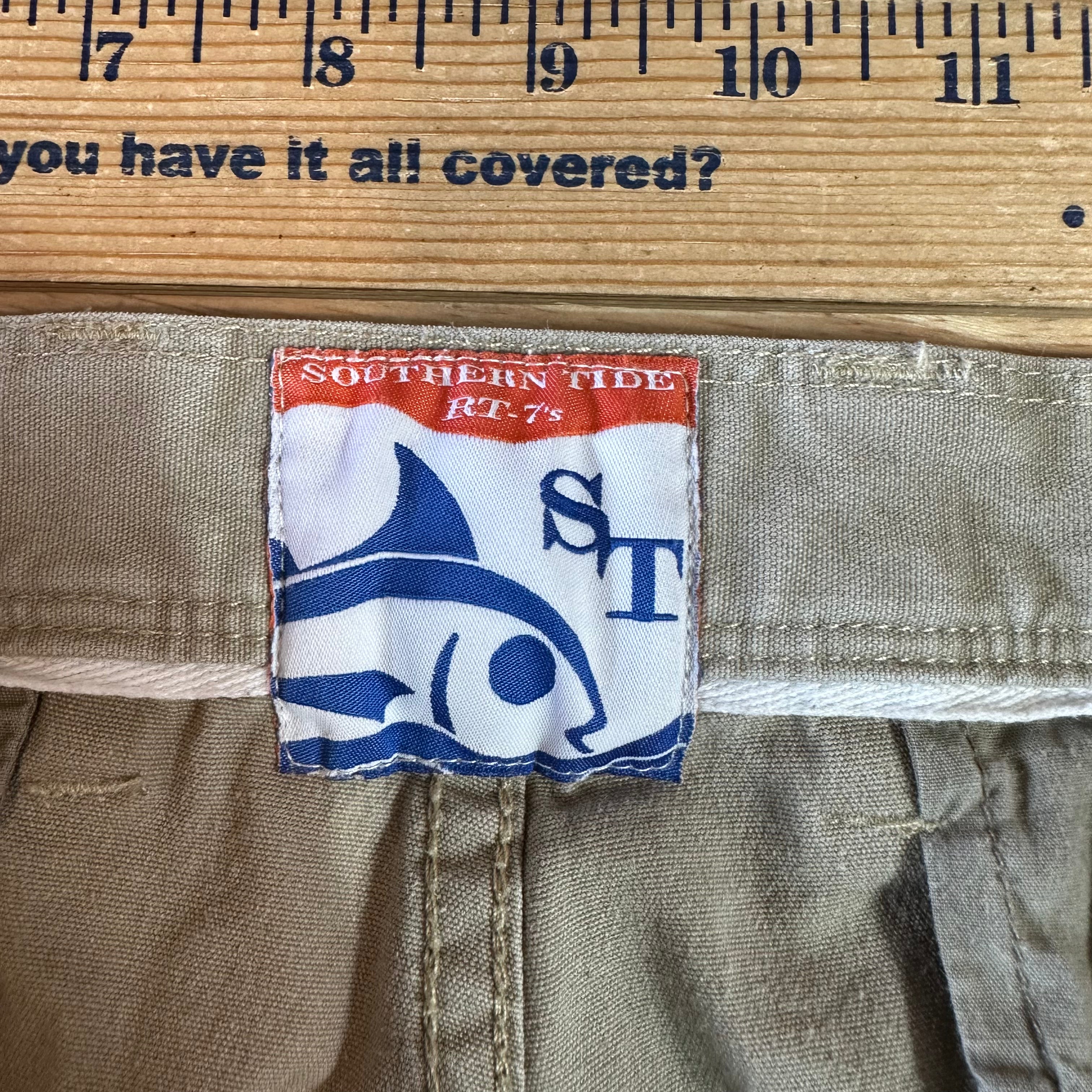 Southern Tide Mens 34x29 Tan Pants