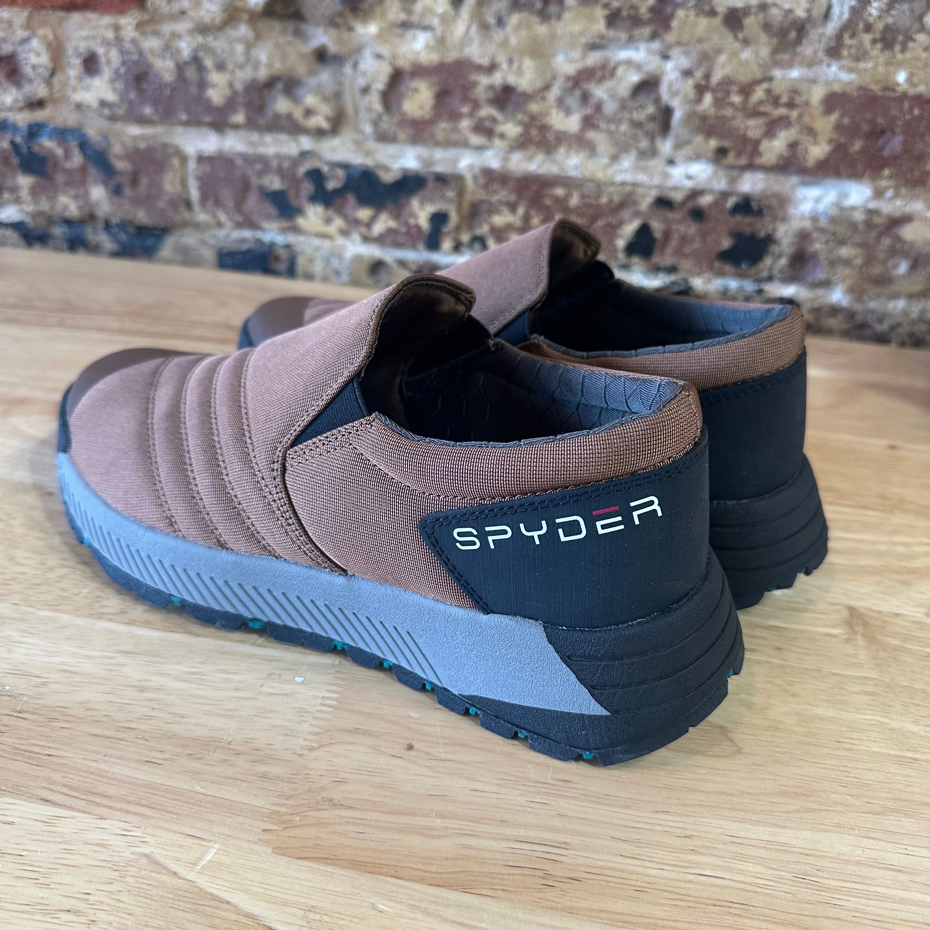 Spyder Mens Size 8.5 Brown Slip on Shoes