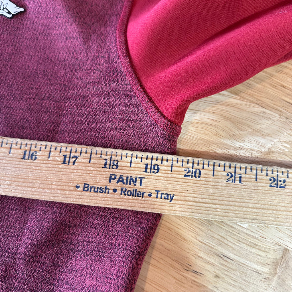 Nike Dri-Fit Arkansas Razorbacks 1/4 Zip Pullover Men’s Small Red Long Sleeve