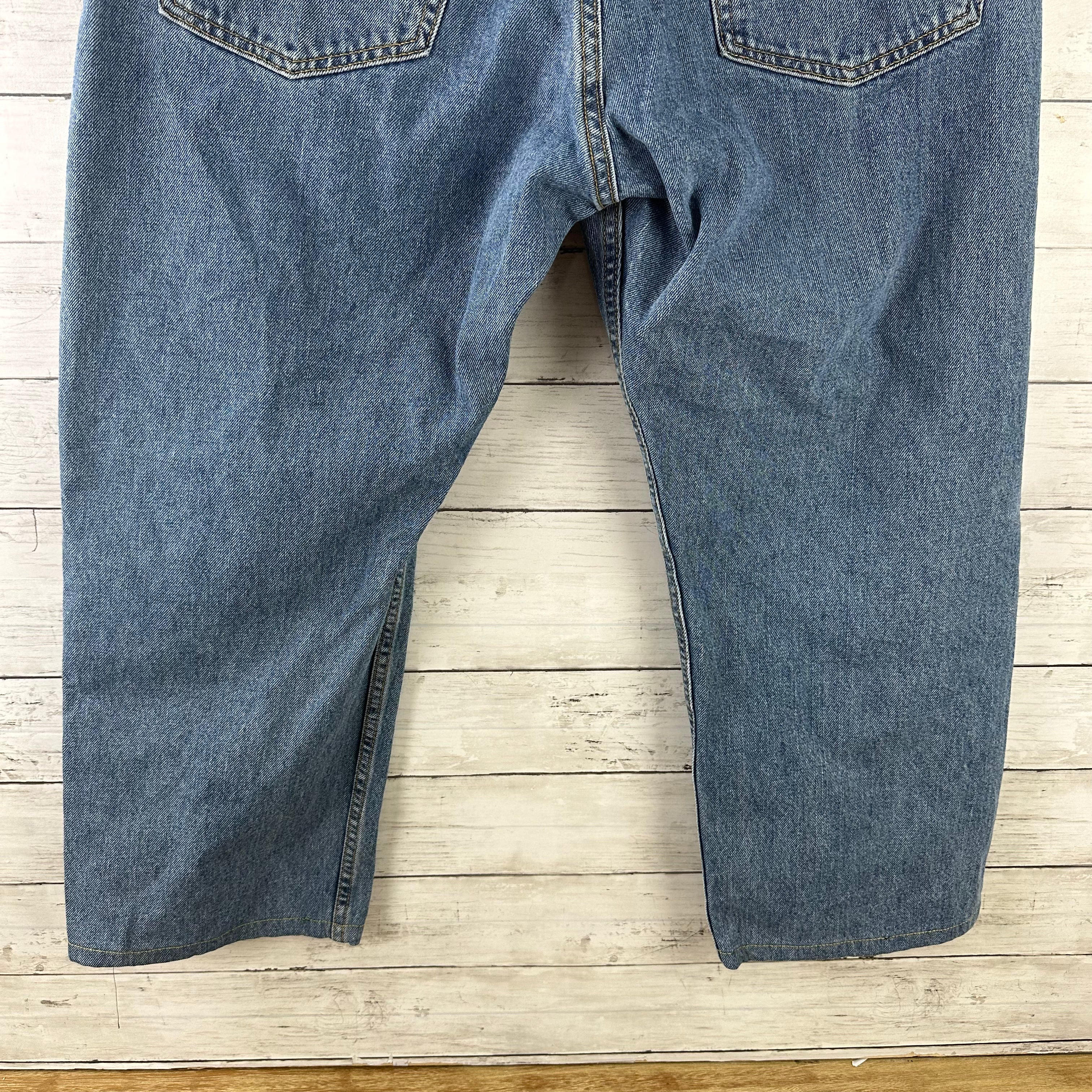 Levis 505 Jeans Mens 38x29 Regular Zip fly Blue denim Levi's