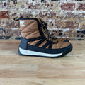 Sorel Whitney II Short Elastic Lace Winter Boots Waterproof Elk Womens 5 Brown