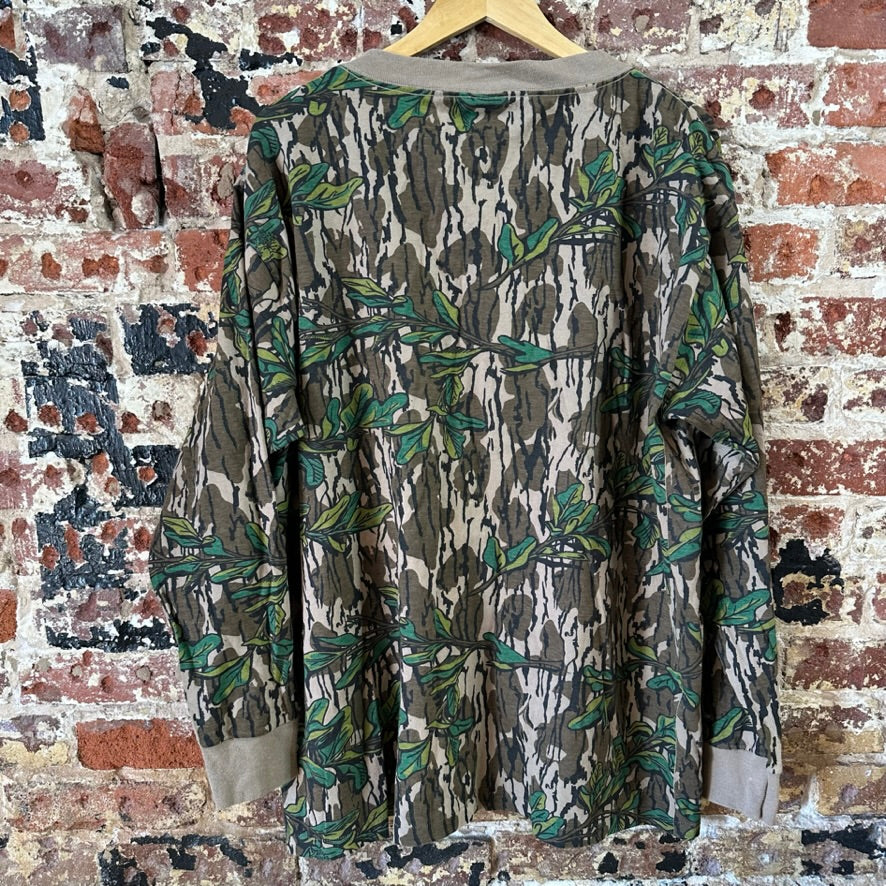 VTG Carhartt Mossy Oak Camo Men's XL L/S T-Shirt
