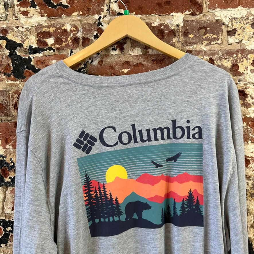 Columbia Men's XL L/S Gray T-Shirt NEW