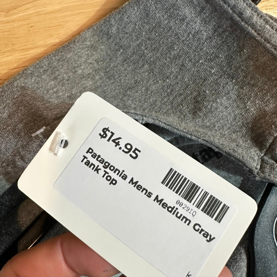 Patagonia Mens Medium Gray Tank Top