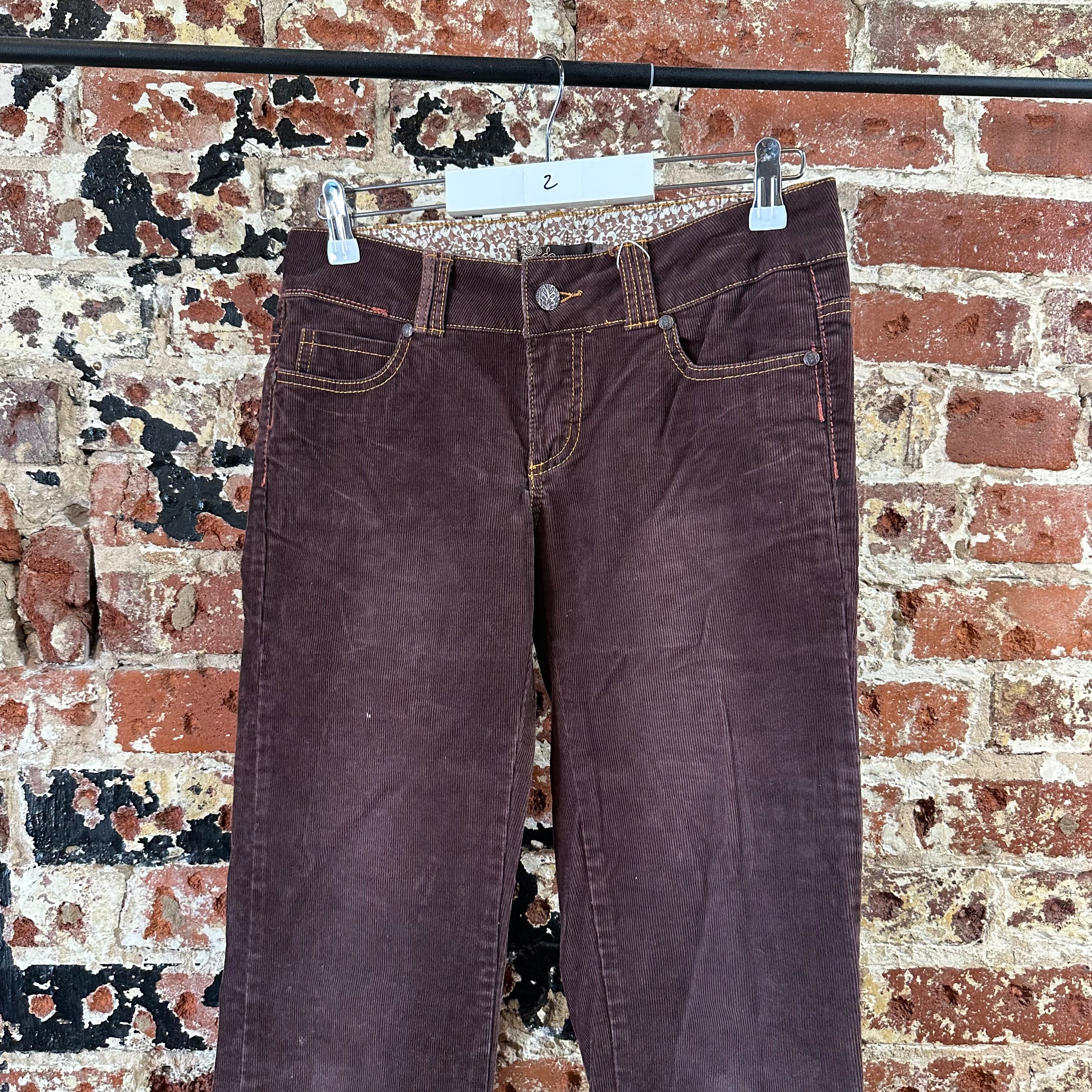 Prana Womens 2 Brown Pants