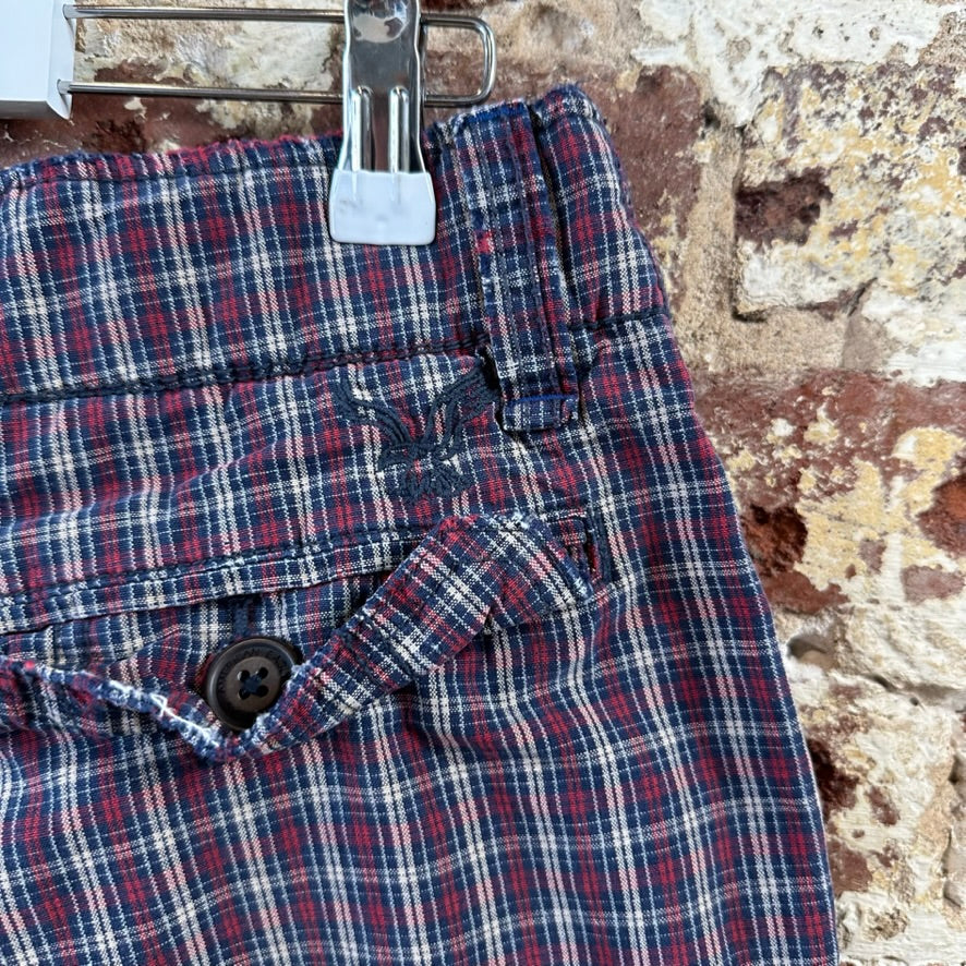 Abercrombie Plaid Cargo Shorts Mens 30