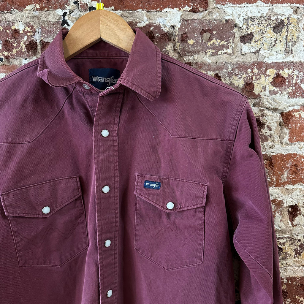 Wrangler Mens Medium Purple Western Shirt