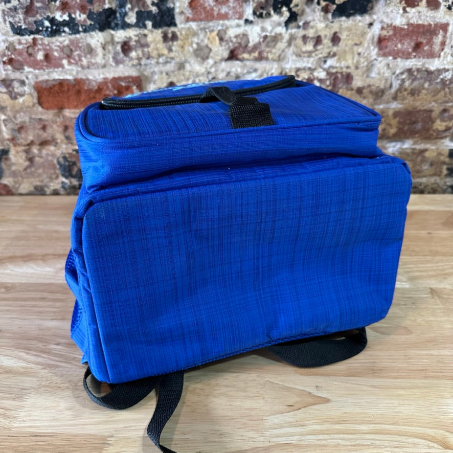 TOMMY BAHAMA Zip Cooler Bag Insulated Backpack Deep Freeze Blue