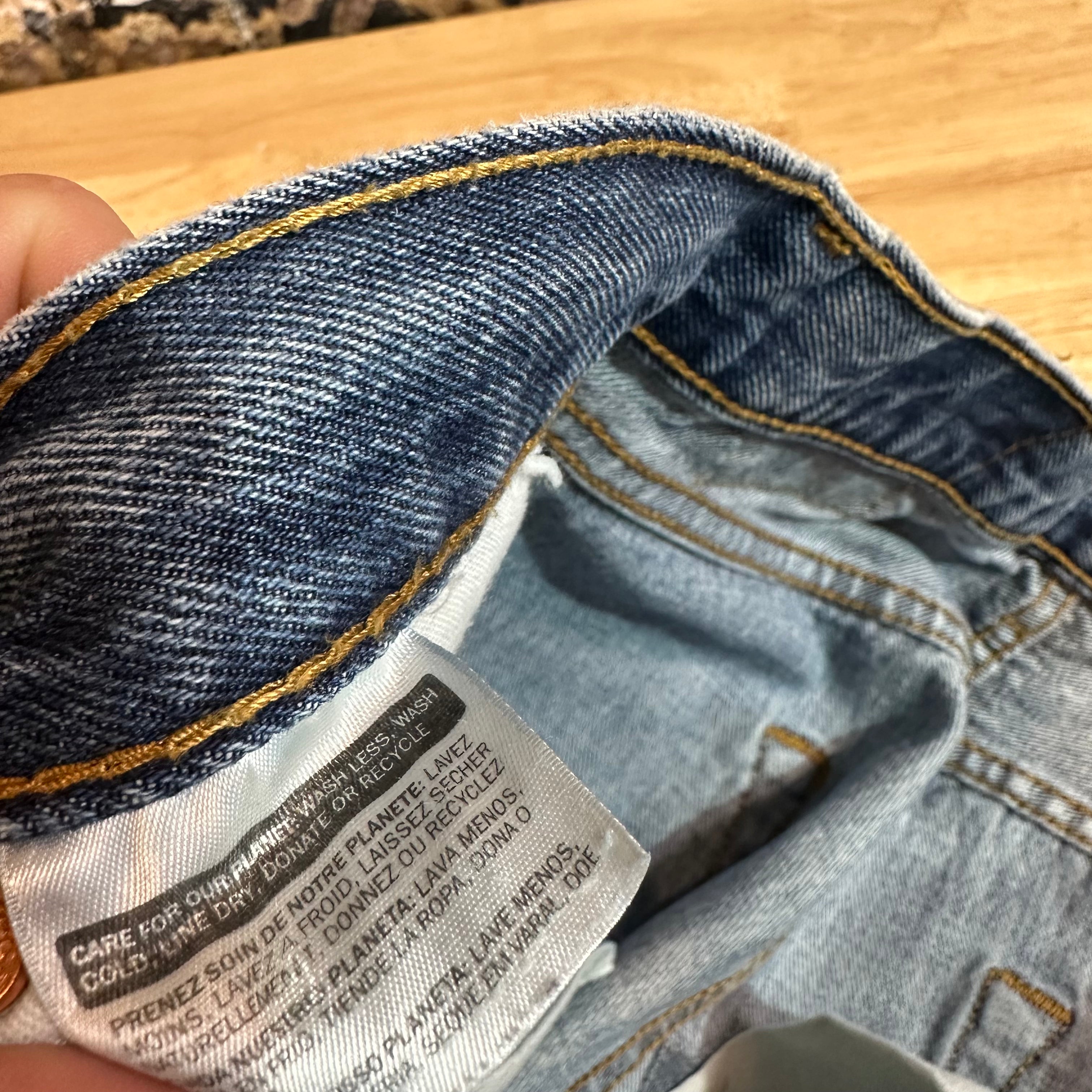 Levi's 501 Mens 30x34 Blue Jeans