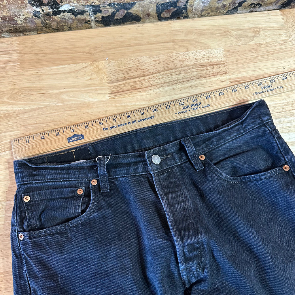 Levi's 501 Mens 34x32 Black Jeans