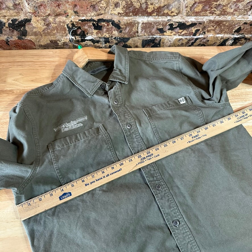 Harley Mens XL L/S Button Up