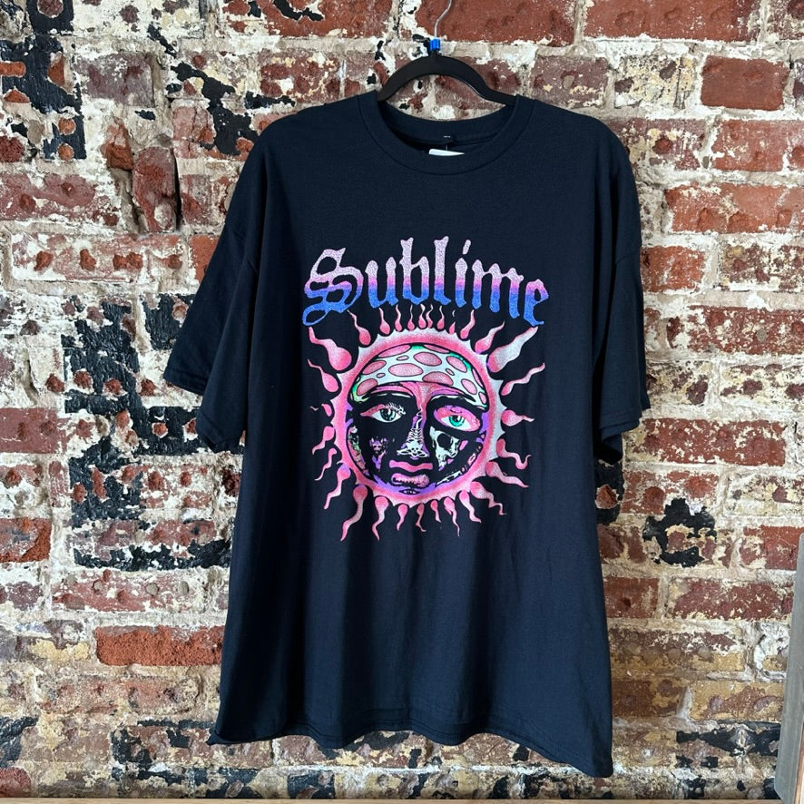 Sublime Men's 2XL S/S Black T-Shirt NEW