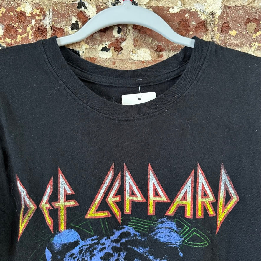 Def Leppard Womens Large S/S T-Shirt
