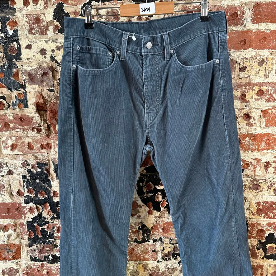 Levi's Mens 34x34 Gray Corduroy Pants
