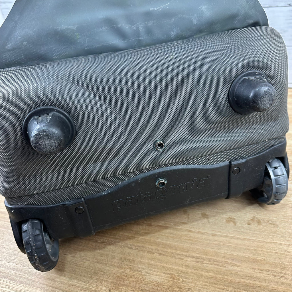 PATAGONIA gray Weathershed Sultan Rolling Duffel Travel Luggage Suitcase Bag