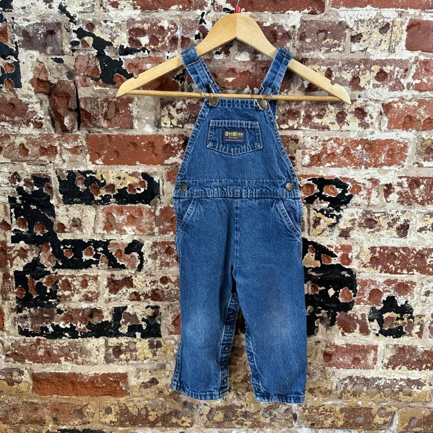 VTG OSHKOSH Jean Bibs Boys 3T