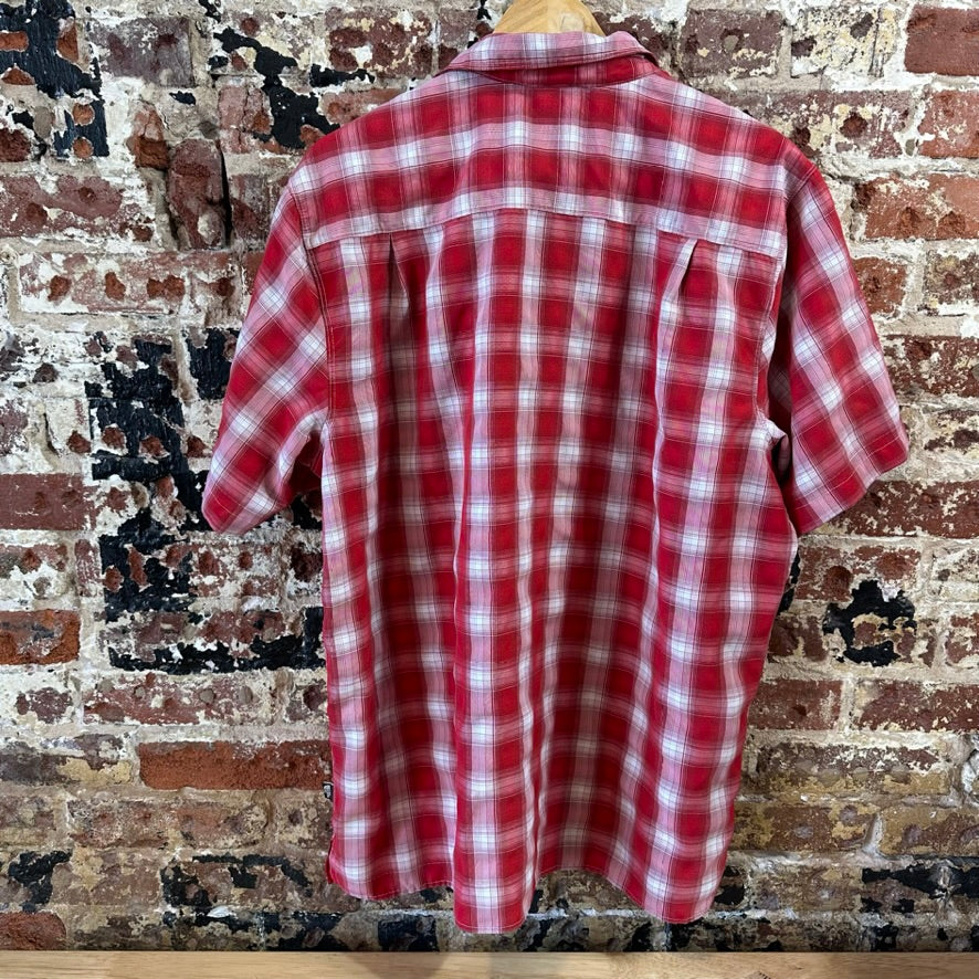North Face Men’s XL S/S Red Button up