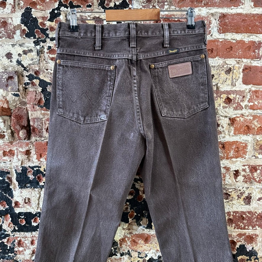 Vintage Wrangler Mens 31x32 Brown Jeans