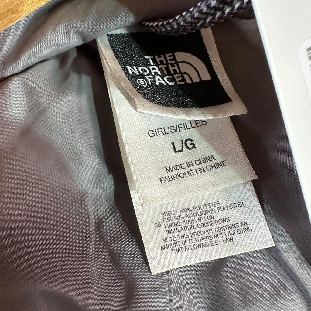North Face 550 Puffer Jacket Girls Large