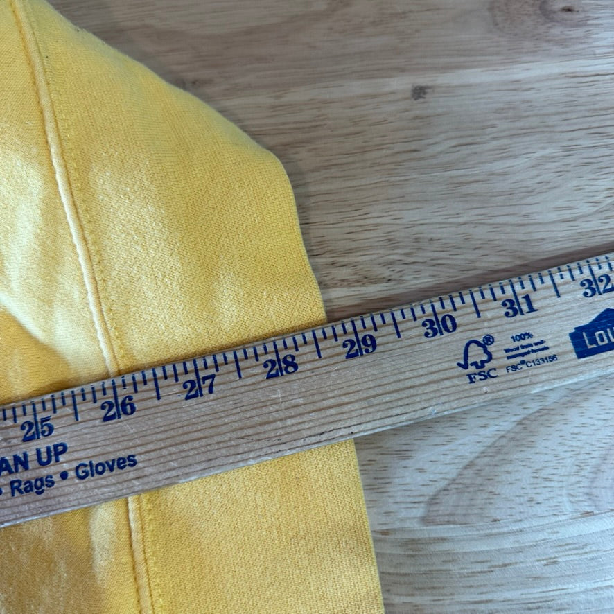 The North Face Men's 2XL Yellow Logo Hoodie Sierra Nevada