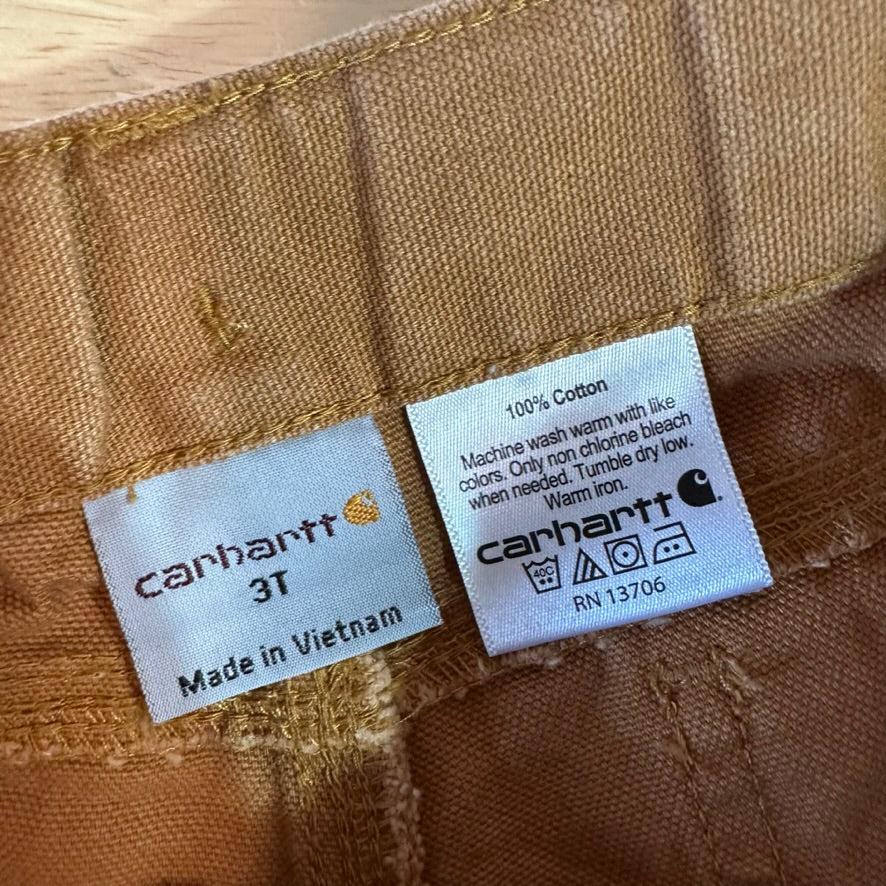 Carhartt Brown Pants Boys 3T