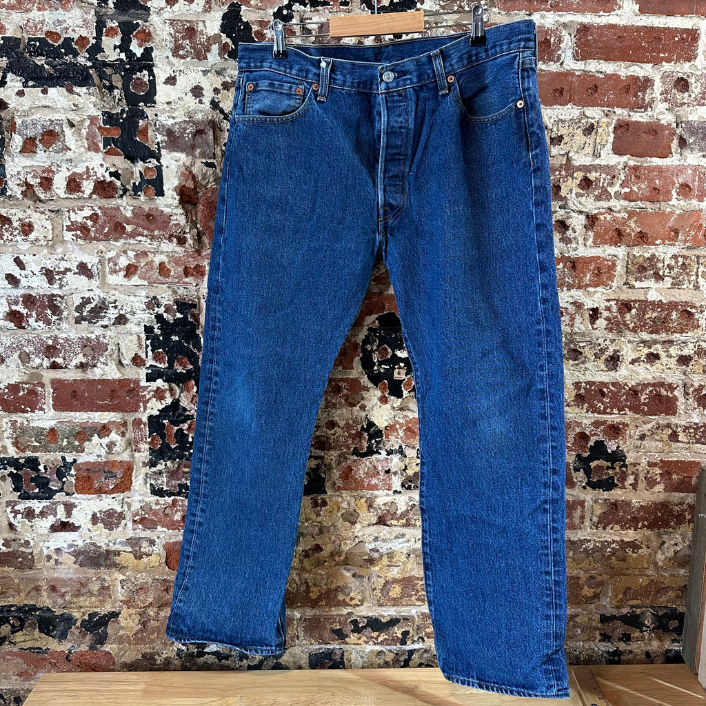 Levis 501 Mens 36x29 Blue Jeans