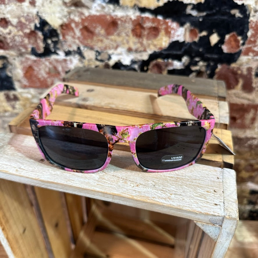 Outdoorsman Pink Camo Sunglasses
