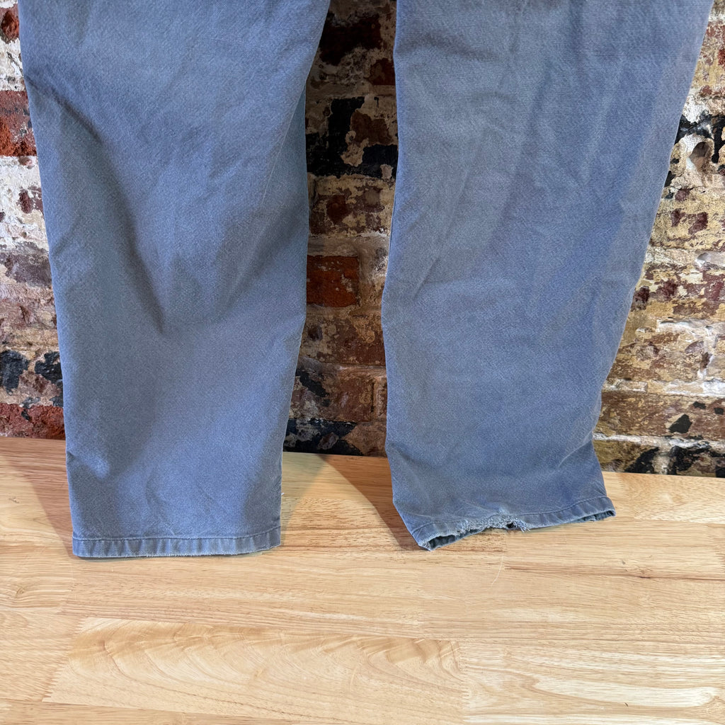 Carhartt Double Knee Gray Pants Mens 36x34