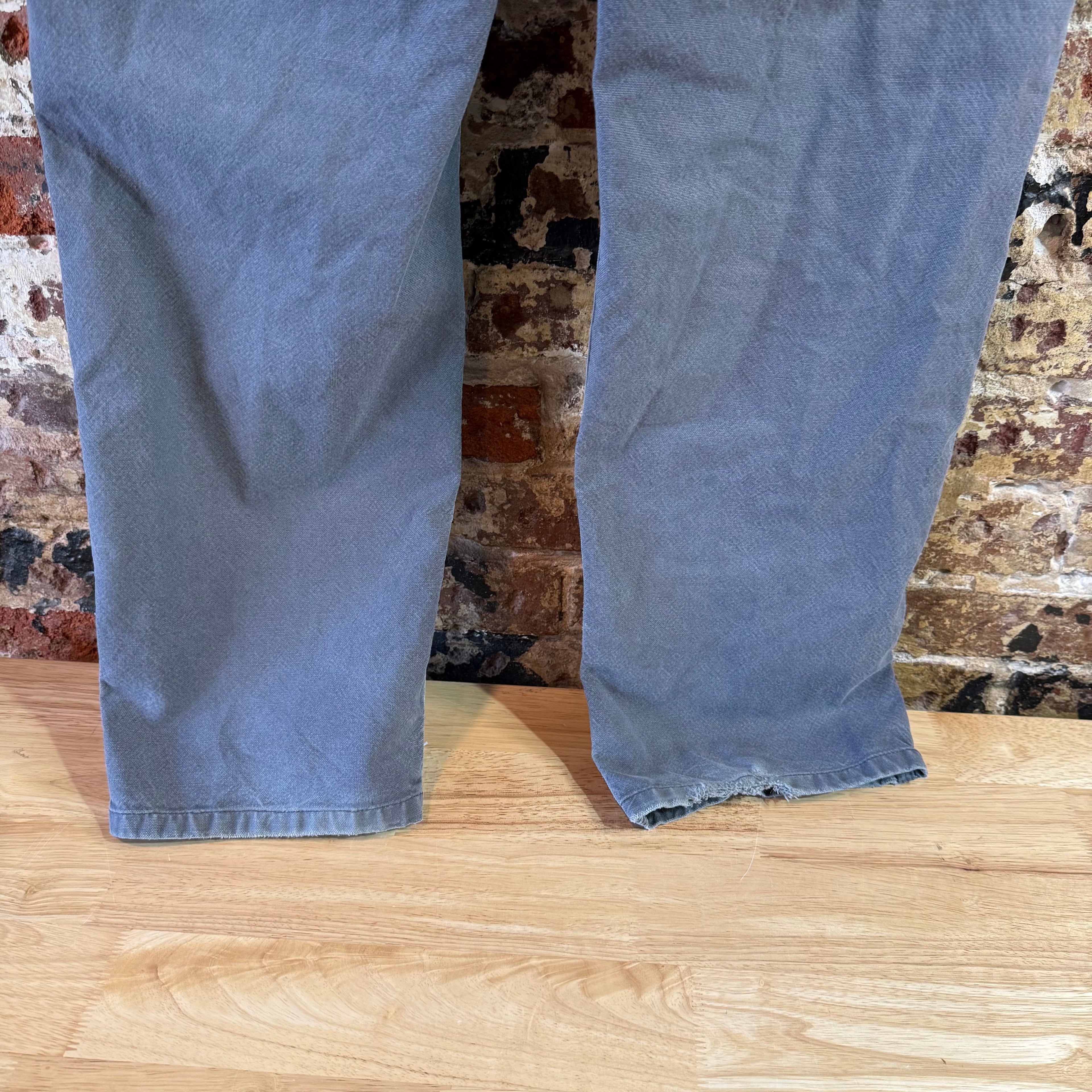 Carhartt Double Knee Gray Pants Mens 36x34