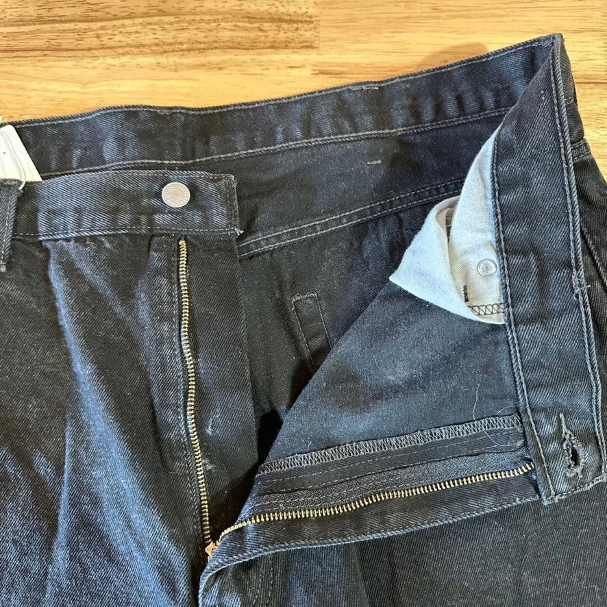 Levi's Mens 44x29 Black Jeans