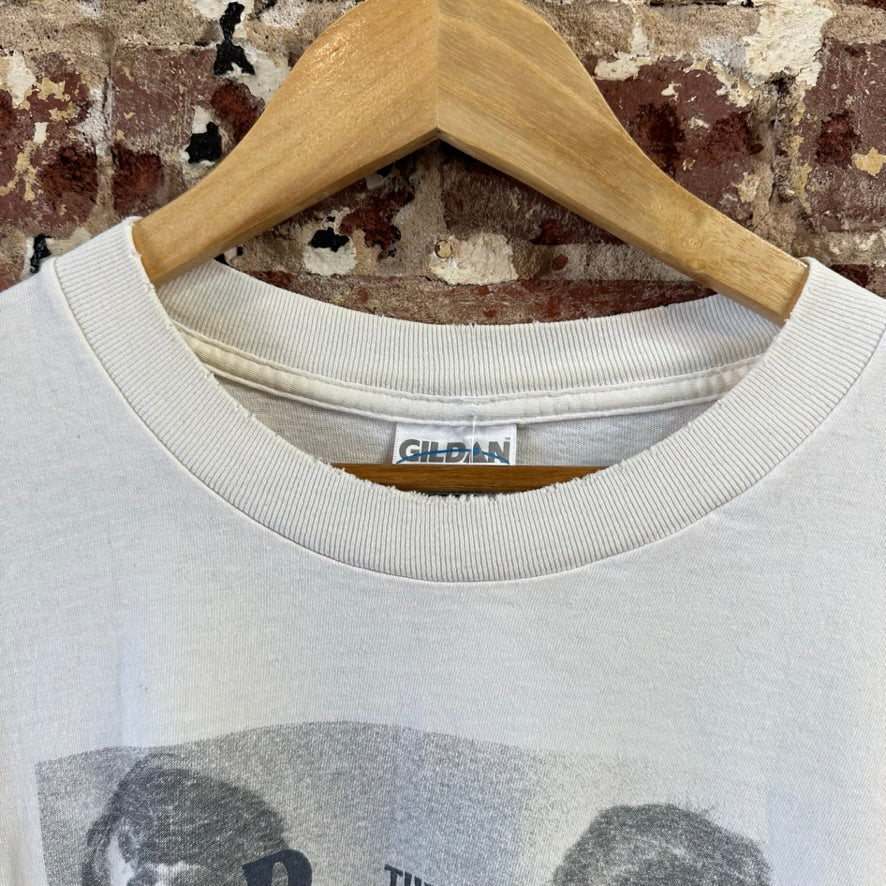 VTG Beatles Men's XL S/S White T-Shirt