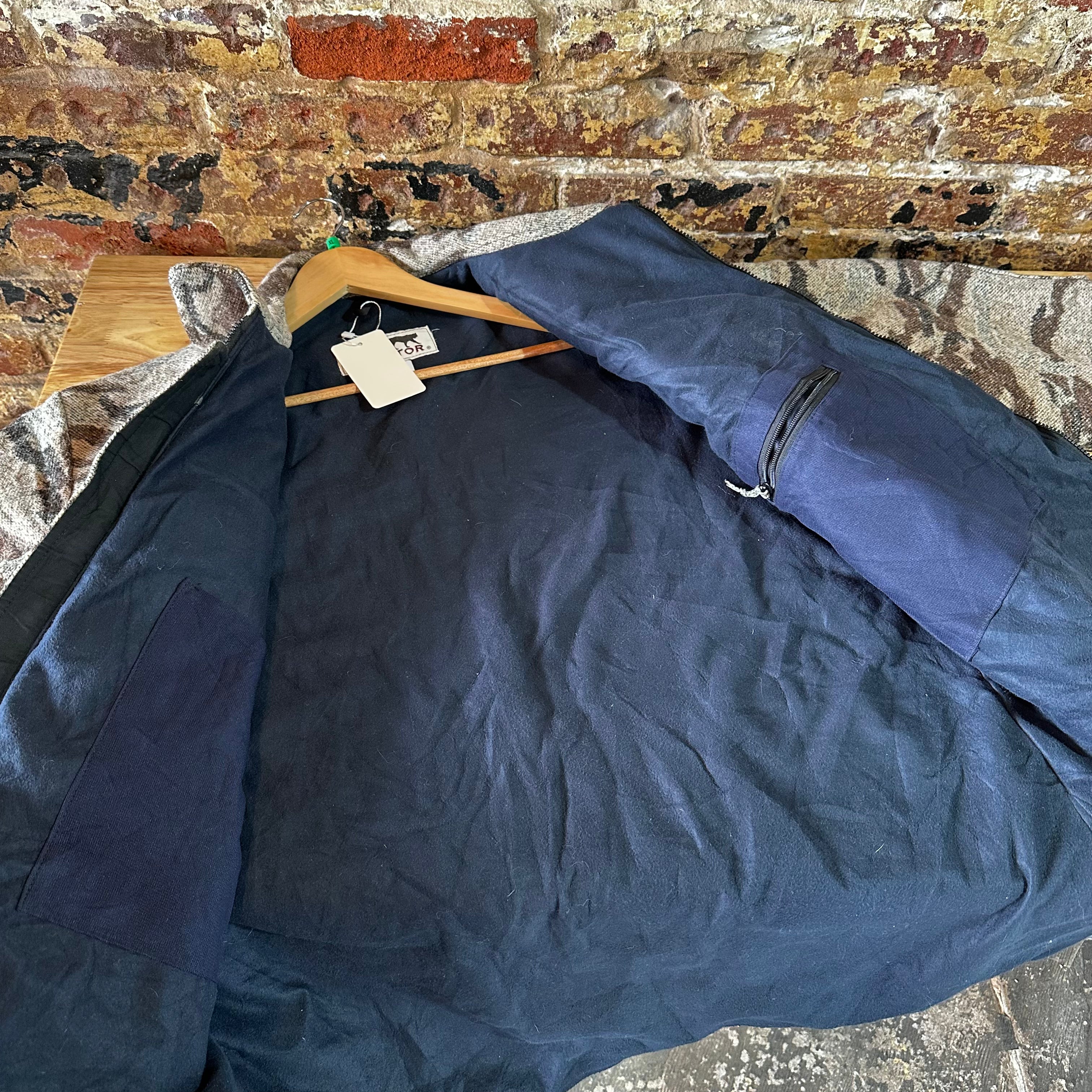 Silent Predator Men’s XL Wool Camo Hunting Coat High Quality EUC