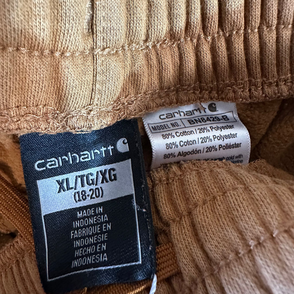Carhartt Boys XL Brown Sweatpants