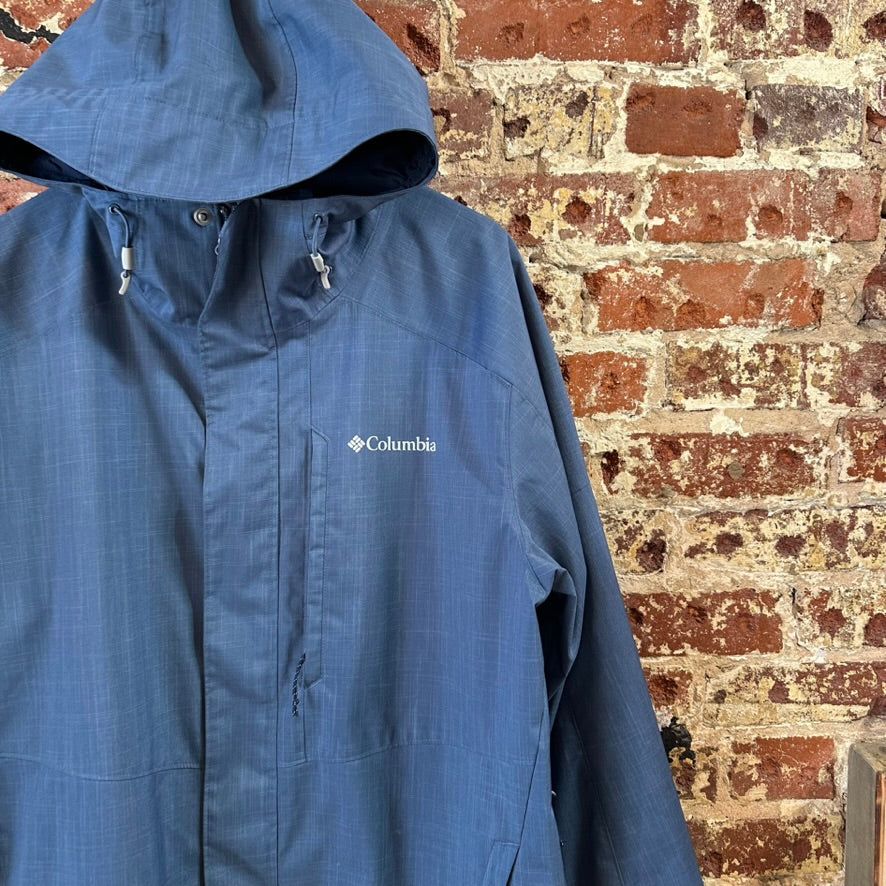 Columbia Omni Tech Men's Large Blue Jacket