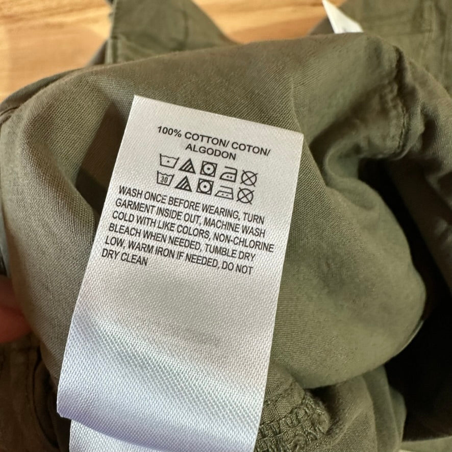 Lucky Mens 34 Cargo Green Shorts NEW