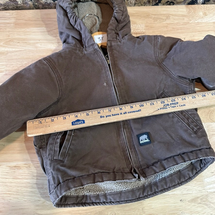 Berne Boys 3T Dark Brown Jacket
