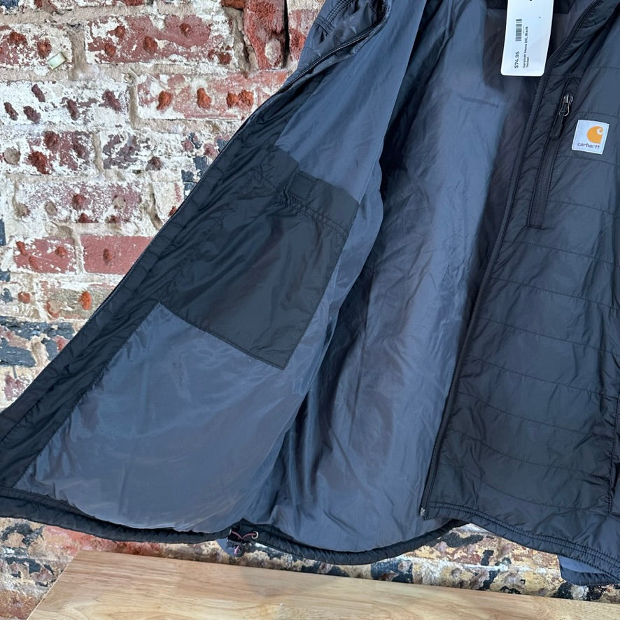 Carhartt Jacket Mens 2XL Puffer Rain Defender Insulated Lightweight Black