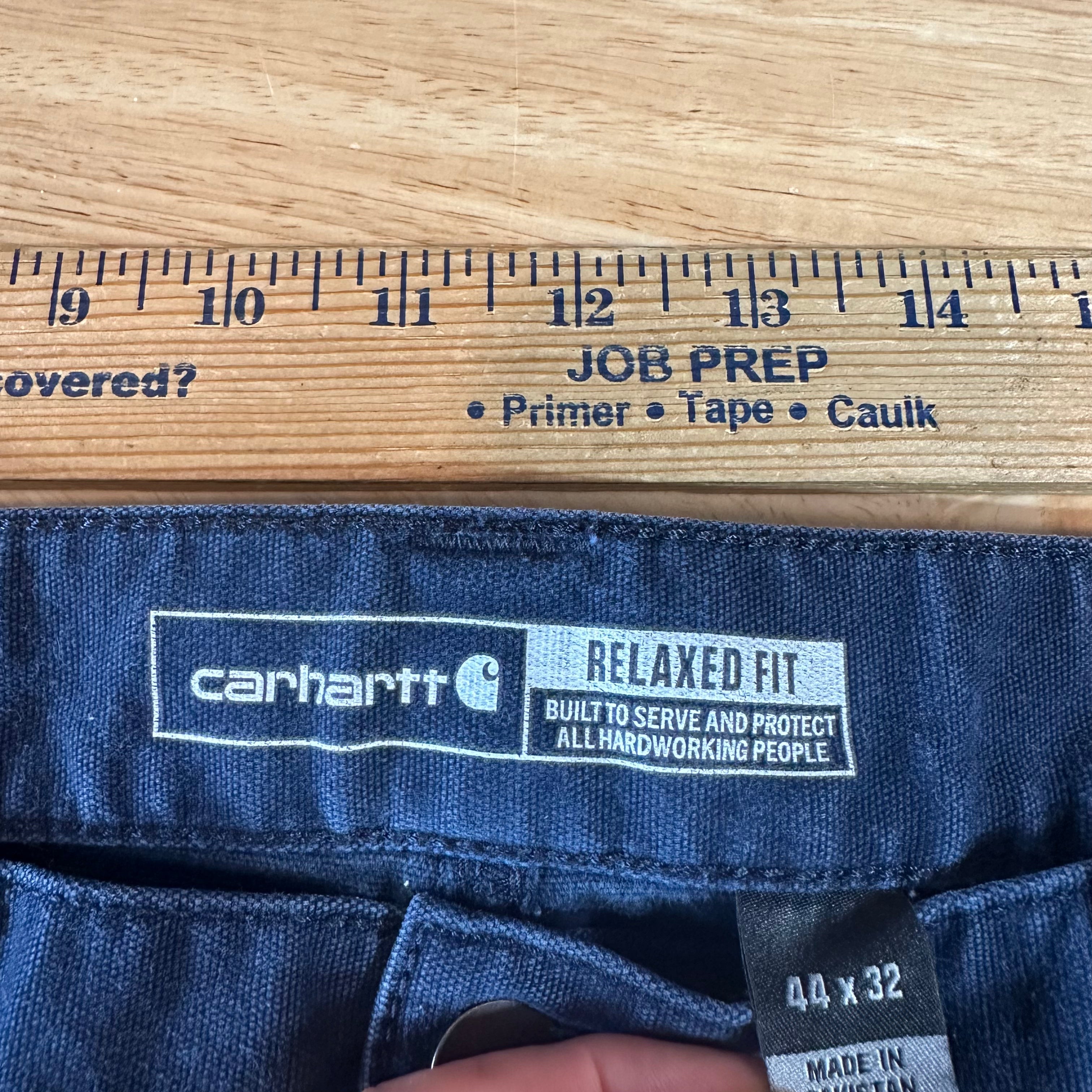 Carhartt Mens 44x32 Blue Pants