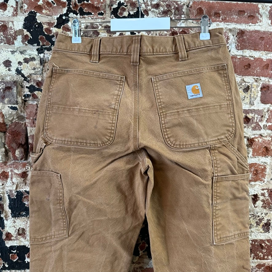 Carhartt Double Knee Brown Mens 32x32 Pants