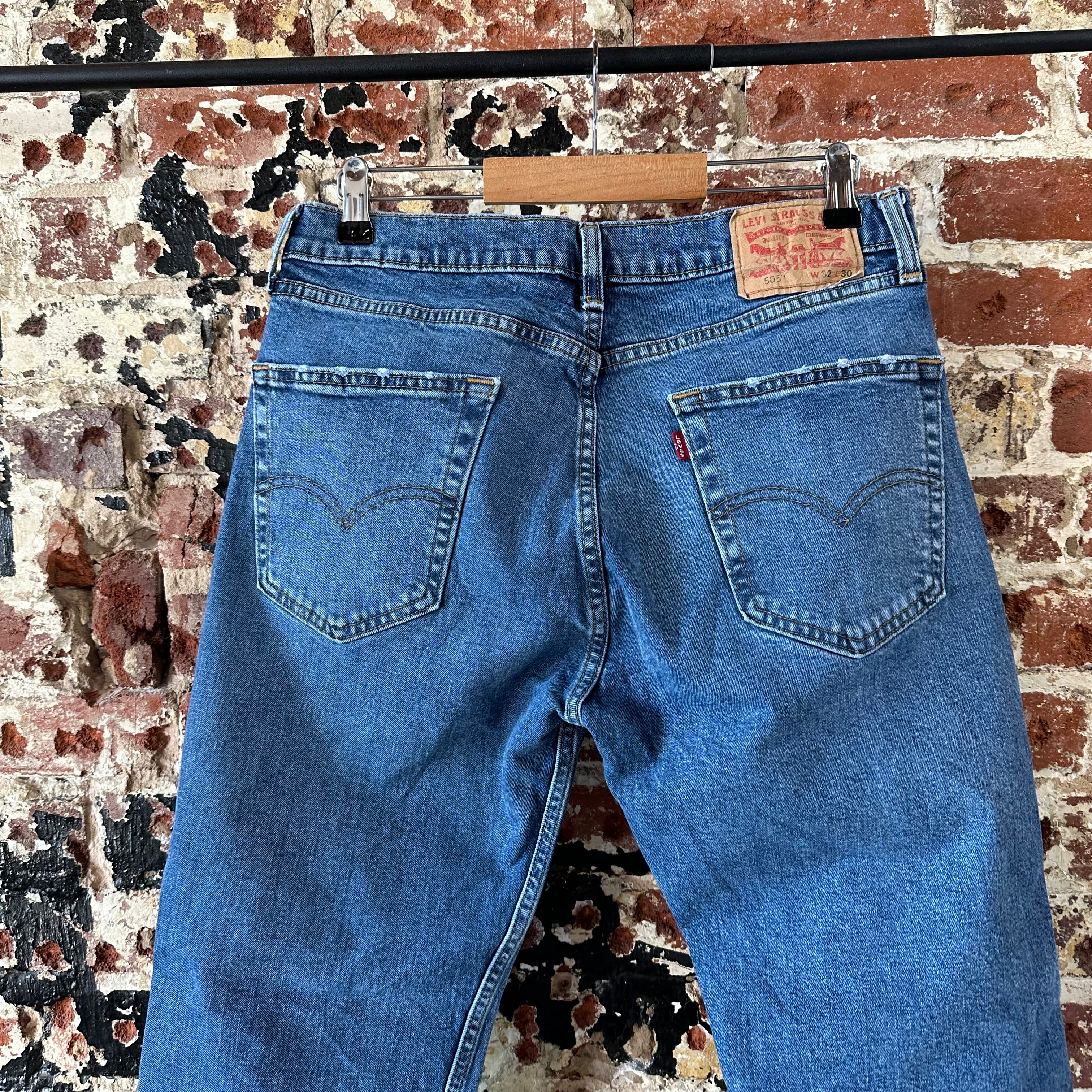 Levi's 505 Mens 32x30 Blue Jeans