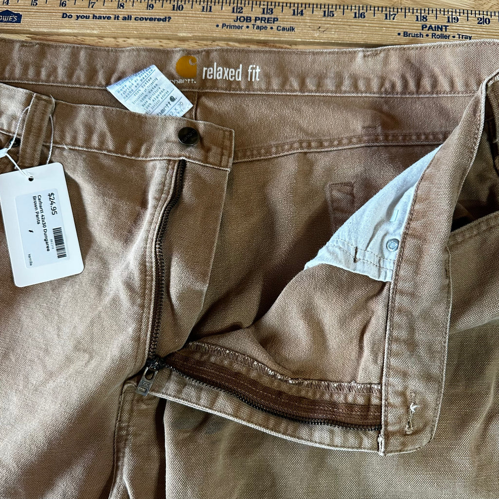 Carhartt 5 Pocket Canvas Pants Men’s 42x30 brown