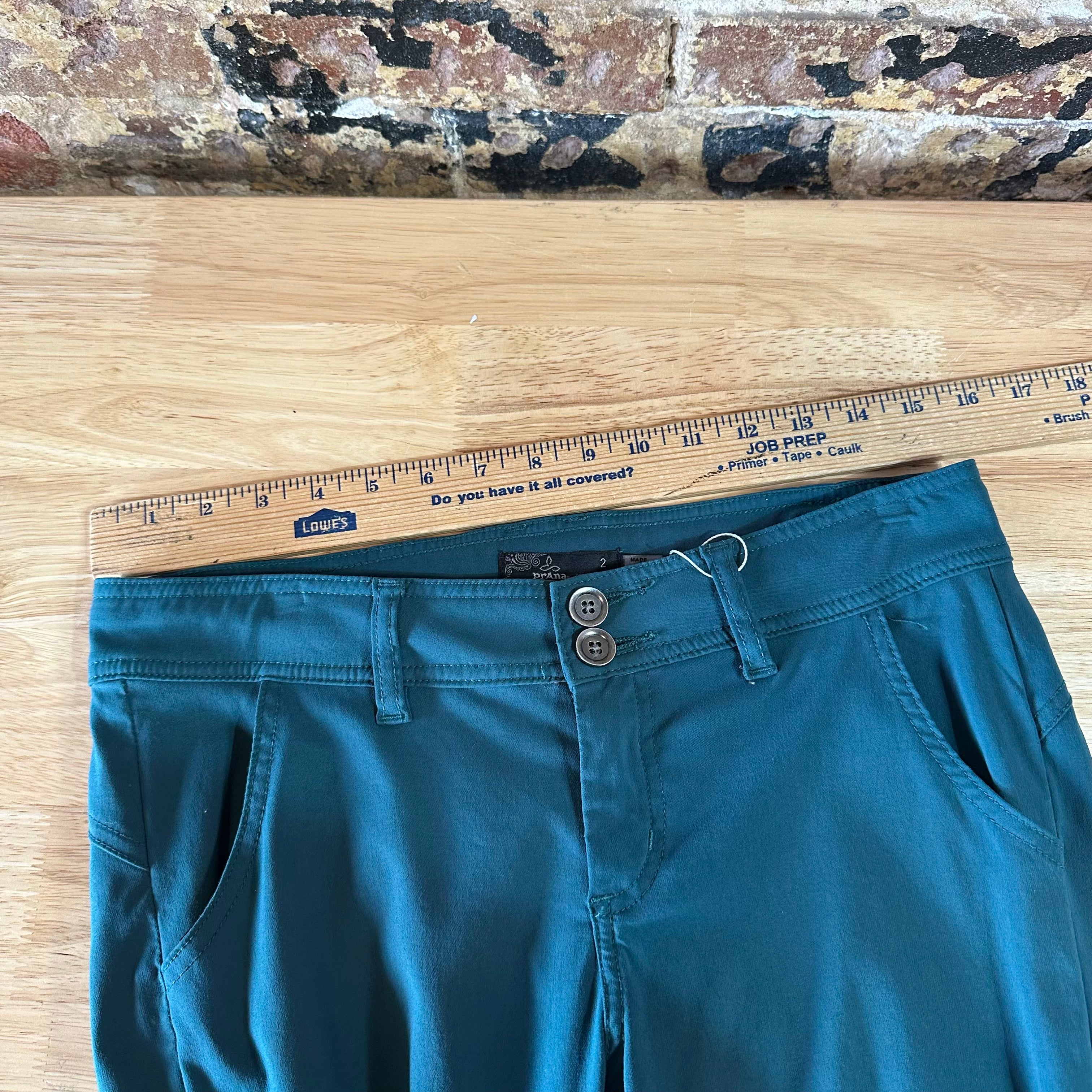 Prana Womens 2 Green Pants