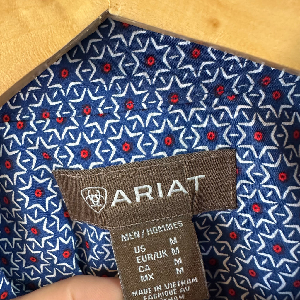 Ariat Button Up Shirt Mens Medium Western