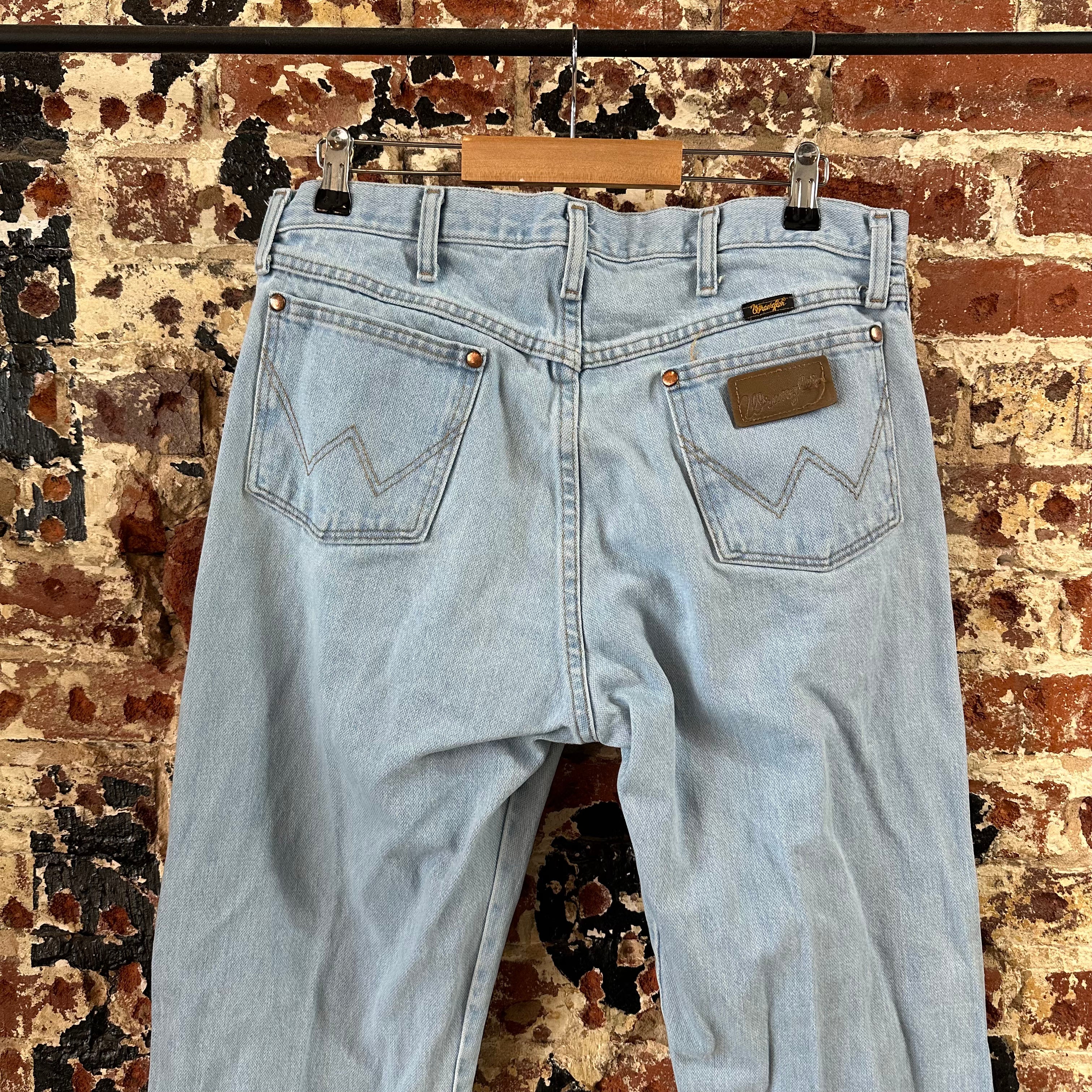 Wrangler Mens 34x34 Light Blue Jeans