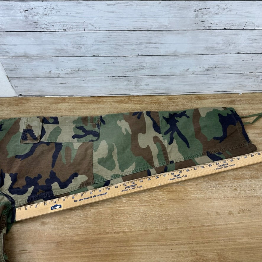 US Army cargo Pants Medium Reg Camo Combat Uniform Hot Weather Trousers 32x30"