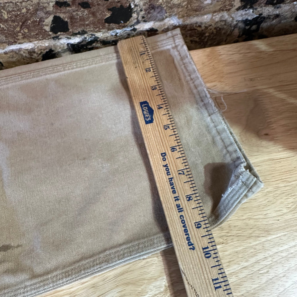 VTG Carhartt 62W Brown Mens 35x32 Double Knee Pants